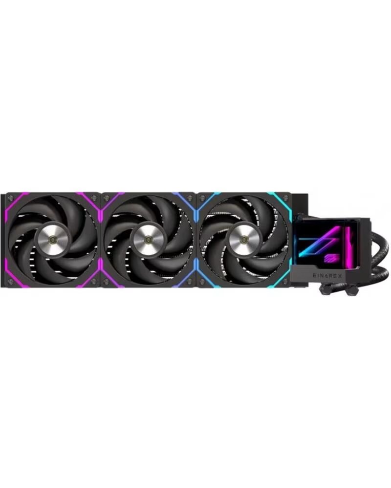 EINAREX Kit refrigeracion liquida vertex 360 rgb 3x 120mm negro