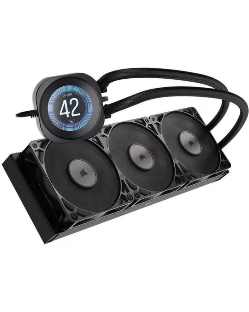 CORSAIR Kit refrigeracion liquida nautilus rs lcd 3x 360mm negro