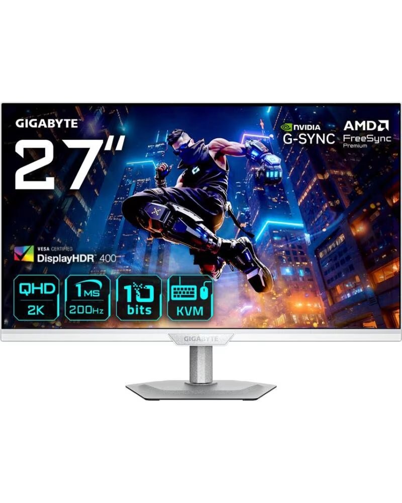 GIGABYTE Monitor gaming m27q2 qd ice 27 pulgadas qhd 200hz