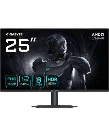 GIGABYTE Monitor gaming g25f2a 24 5 pulgadas fhd 240hz