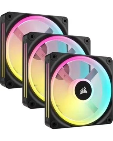 CORSAIR Ventilador caja air co - 9051002 - ww gaming rgb 3x 120mm negro