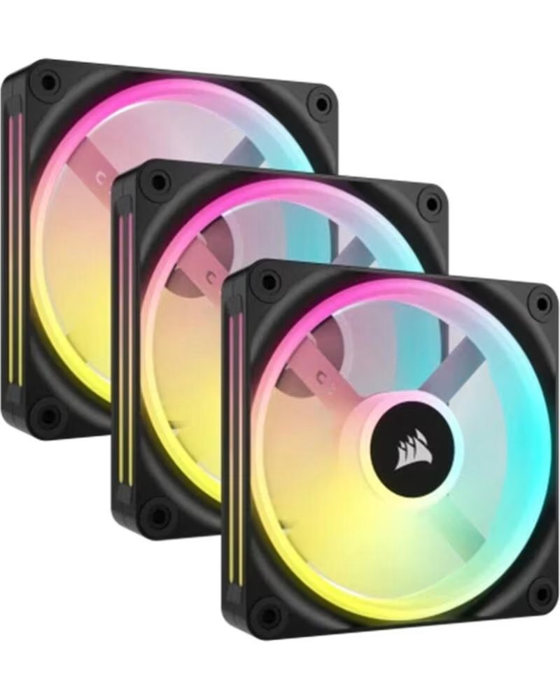 CORSAIR Ventilador caja air co - 9051002 - ww gaming rgb 3x 120mm negro