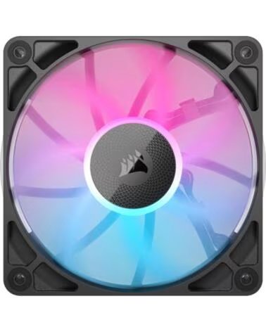 CORSAIR Ventilador caja icue link rx120 gaming rgb 120mm negro