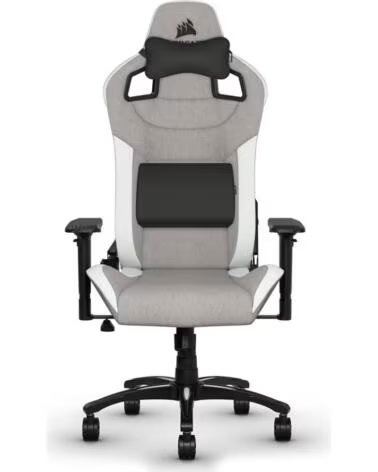 CORSAIR Silla gaming t3 rush 2023 gris - blanca
