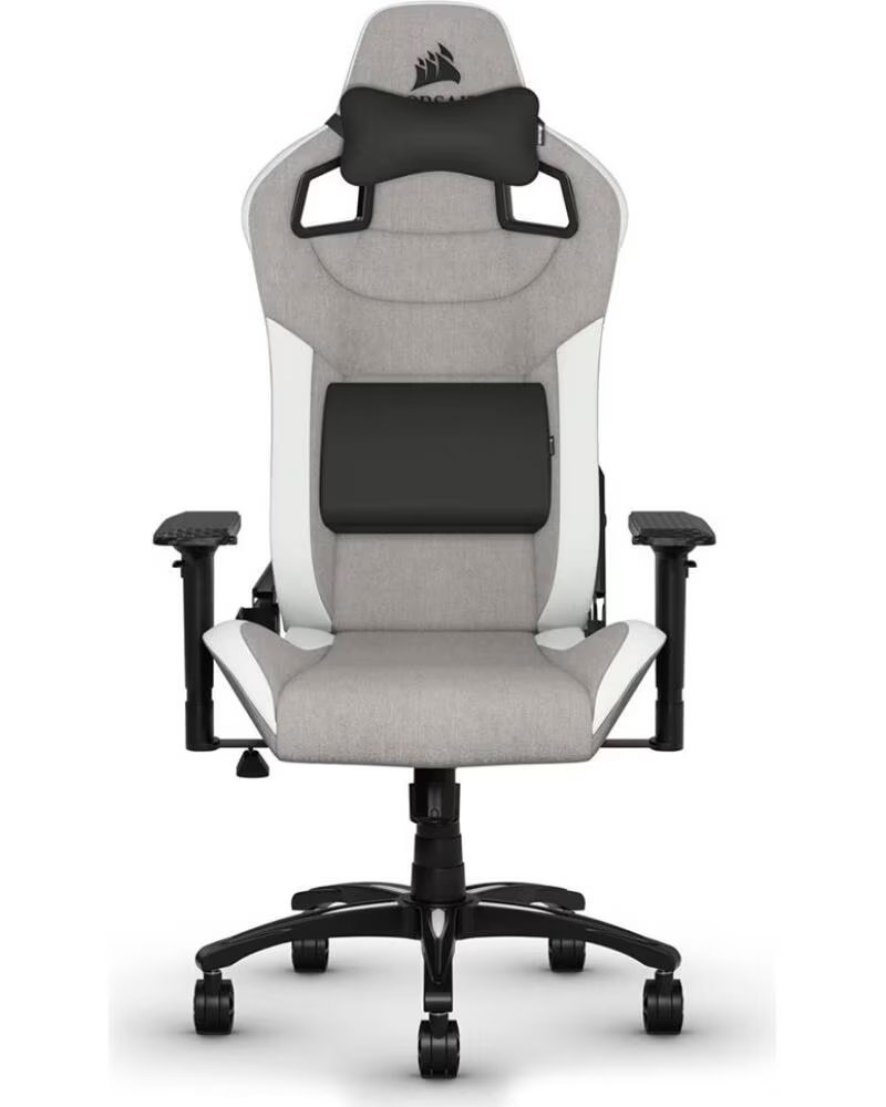 CORSAIR Silla gaming t3 rush 2023 gris - blanca