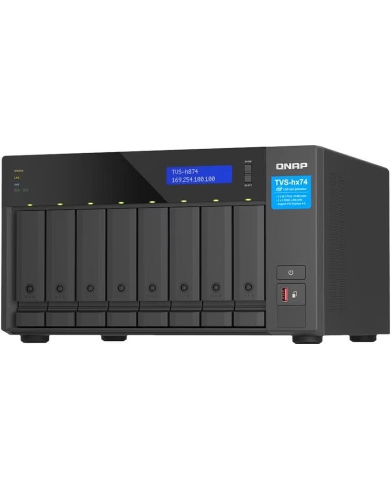 QNAP Servidor nas tvs - h874 8 bahias 32gb gigabit ethernet