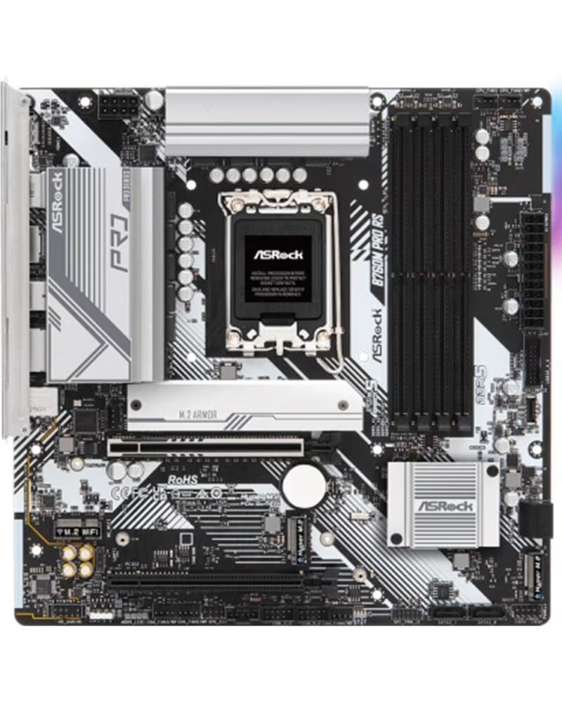 ASROCK Placa b760m pro rs lga 1700 matx - 4x ddr5