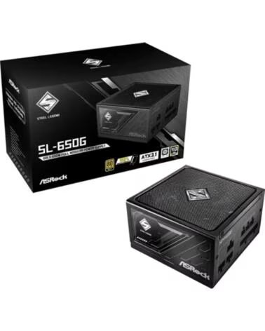 ASROCK Fuente alimentacion sl - 650g gaming 650w atx