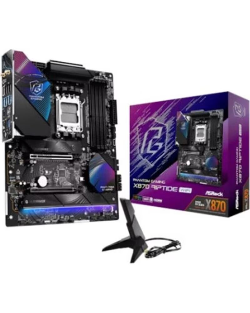 ASROCK Placa x870 riptide wifi am5 atx - 4x ddr5