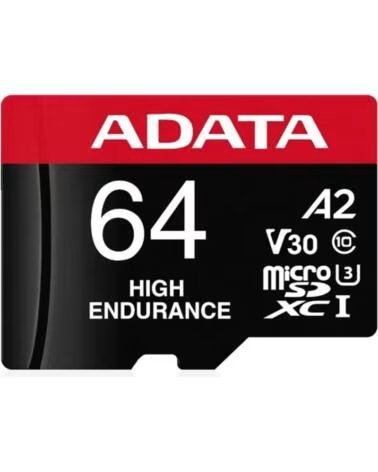 ADATA Tarjeta memoria micro sd high endurance 64gb cl10