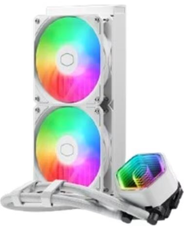 COOLER MASTER Kit refrigeracion liquida masterliquid 240 core ii argb 2x 120mm blanco