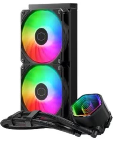 COOLER MASTER Kit refrigeracion liquida masterliquid 240 core ii argb 2x 120mm negro