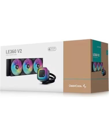 DEEPCOOL Kit refrigeracion liquida le360 v2 zero 3x 120mm negro
