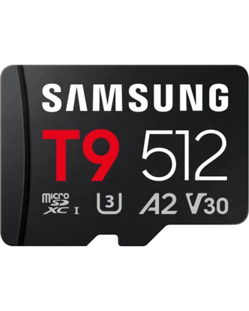 SAMSUNG Tarjeta memoria micro sd 512gb sdxc t9 clase10 u3 v30 a2