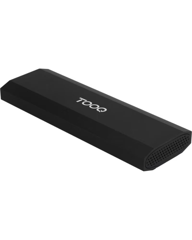 TOOQ Carcasa disco duro tqe - 2231b para ssd m 2 usb tipo c negra