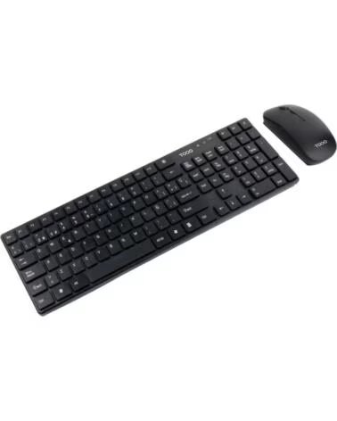 TOOQ Teclado raton tqkmw - 3102 - b rf inalambrico negro