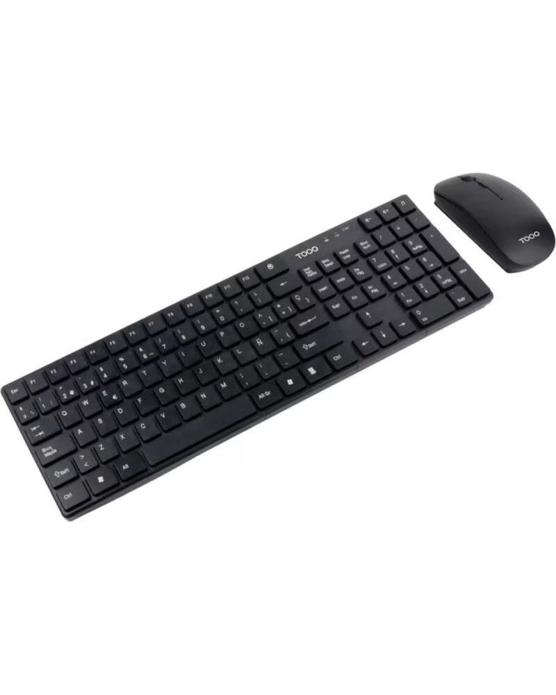 TOOQ Teclado raton tqkmw - 3102 - b rf inalambrico negro