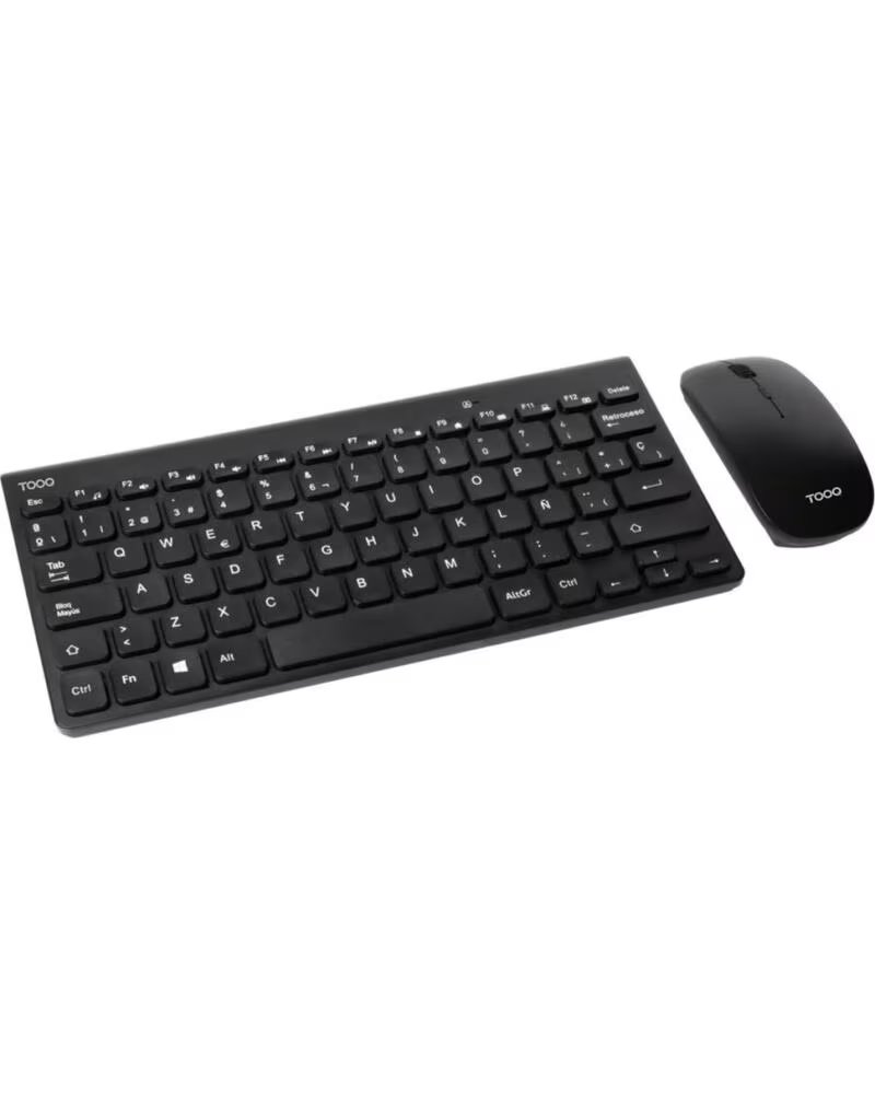 TOOQ Teclado raton tqkmw - 3101 - b rf inalambrico negro