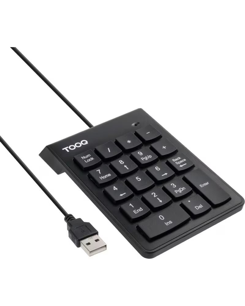 TOOQ Teclado numerico tqk - 2001 - b negro