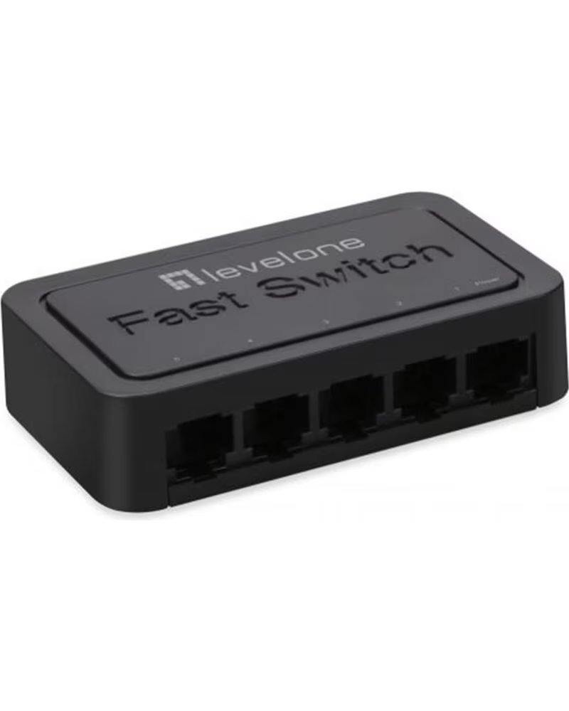 LEVEL ONE Switch sobremesa 5 puertos fast ethernet 10 - 100