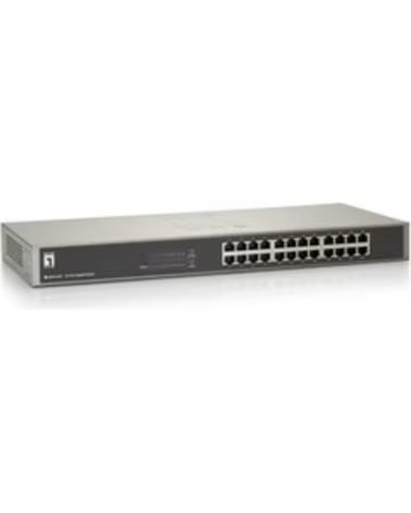 LEVEL ONE Switch 24 puertos gigabit ethernet 10 - 100 - 1000
