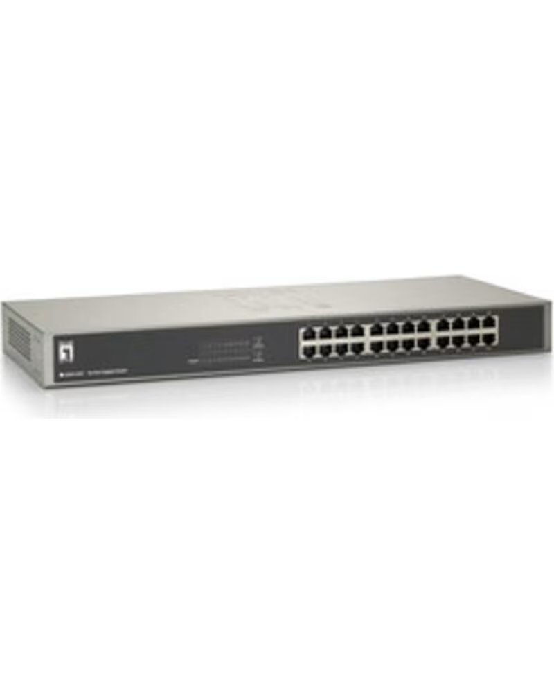 LEVEL ONE Switch 24 puertos gigabit ethernet 10 - 100 - 1000