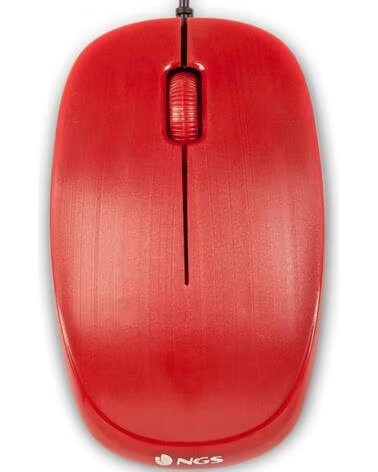 NGS Raton Flame- Hasta 1000 DPI- Rojo
