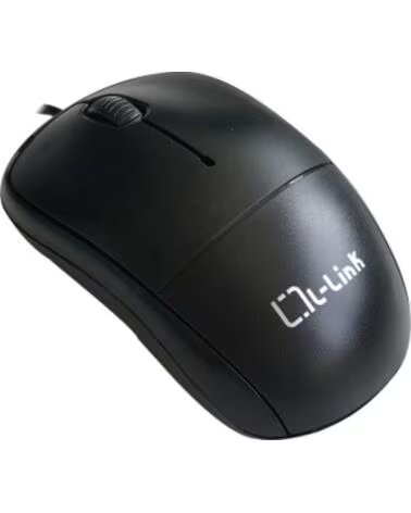 L - LINK Raton optico usb negro
