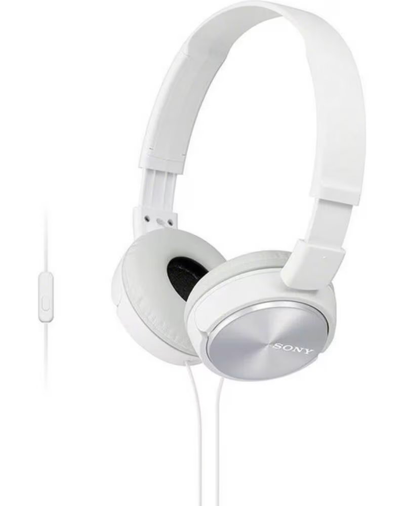 SONY Auriculares MDRZX310APW- con Microfono- Jack 3 5- Blancos