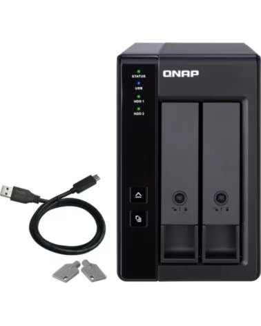 QNAP DAS TR-002- 2 Bahias 3 5- 2 5- Formato Torre