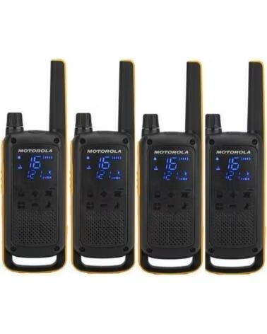 MOTOROLA Walkie talkie motorial t82 extreme pack 4unidades hasta 10km