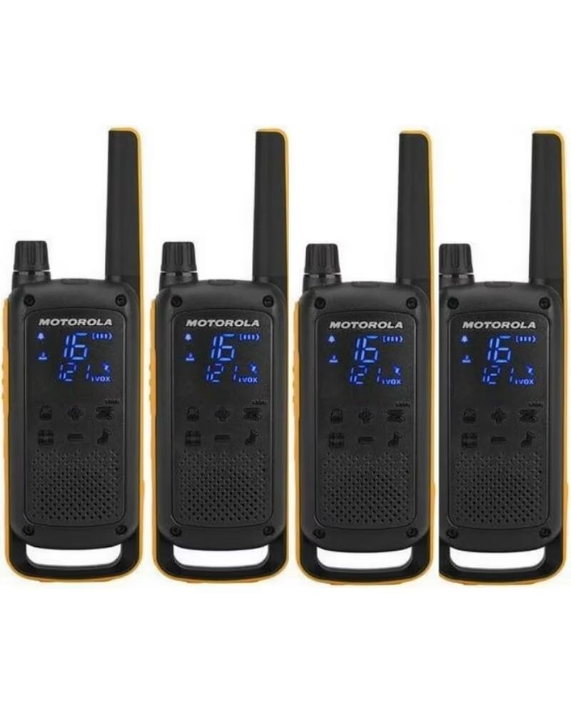 MOTOROLA Walkie talkie motorial t82 extreme pack 4unidades hasta 10km