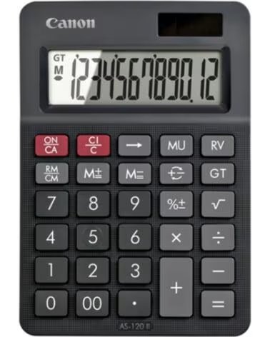 CANON Calculadora sobremesa as - 120ii - 12 digitos