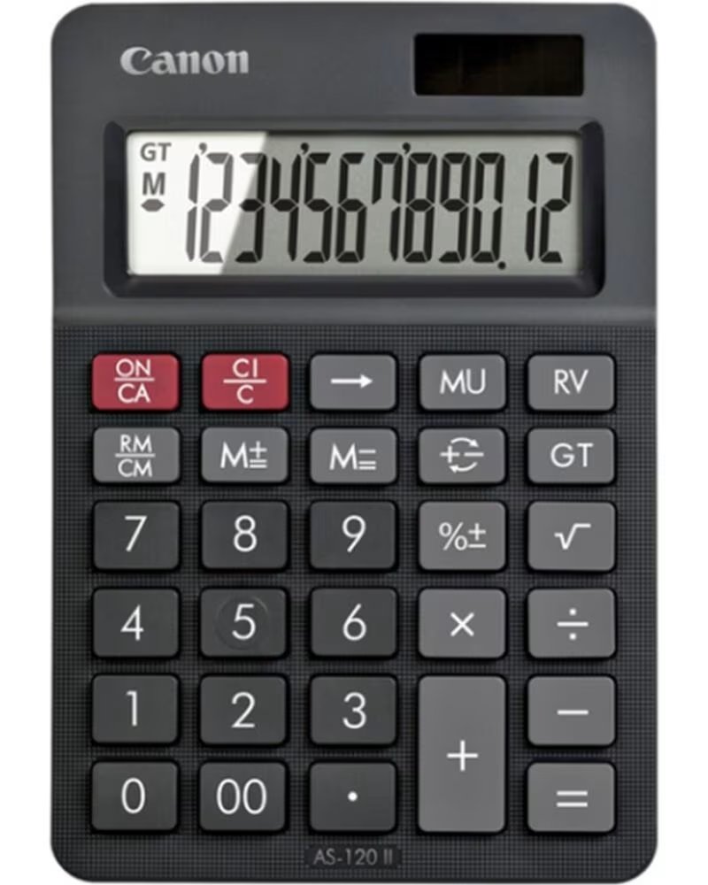 CANON Calculadora sobremesa as - 120ii - 12 digitos