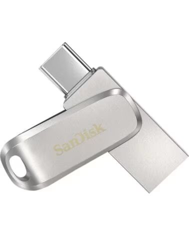 SANDISK Memoria usb 3 1 usb tpo c 128gb ultra dual drive luxe 150mb - s
