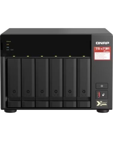 QNAP Servidor nas ts - 673a - 8g 8gb 2 5g 6 compartimentos