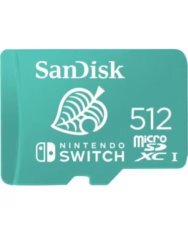 SANDISK Tarjeta memoria micro secure digital 512gb cobranded sdxc uhs - i u3 clase 10 licencia nintendo