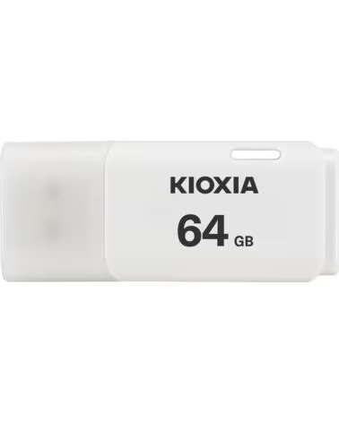 KIOXIA Memoria usb 2 0 64gb u202 blanco