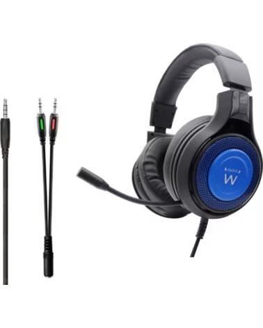 EWENT Auriculares para gaming pl3322 con microfono pc consola