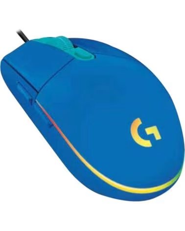 LOGITECH Mouse raton g102 lightsync azul gaming 8 000 dpi 6 botones