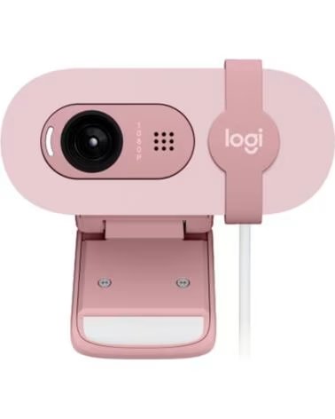 LOGITECH Webcam brio 100 rosado full hd - usb