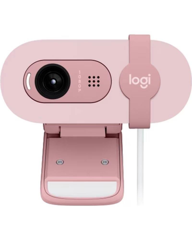 LOGITECH Webcam brio 100 rosado full hd - usb