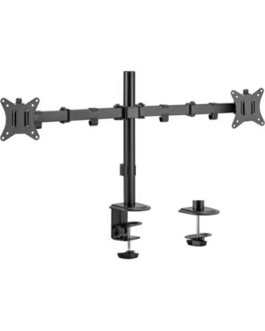 EQUIP Soporte mesa vesa hasta 32 pulgadas 100x100 max 9kg doble pantalla