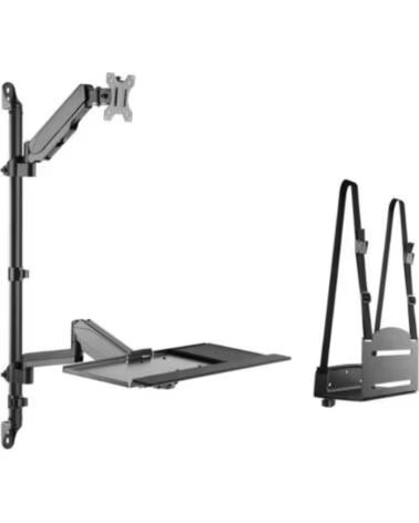 EQUIP Soporte pared vesa hasta 32 pulgadas 100x100 max 8kg soporte teclado max 1kg