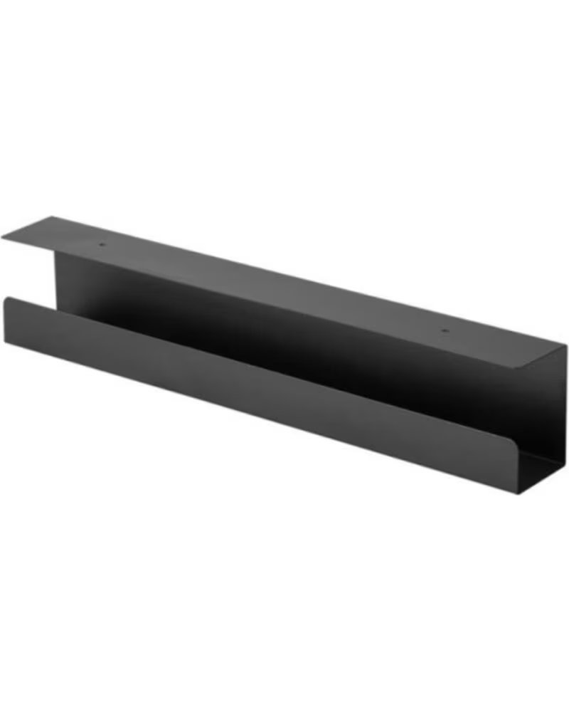 EQUIP Organizador de cables y regleta negro