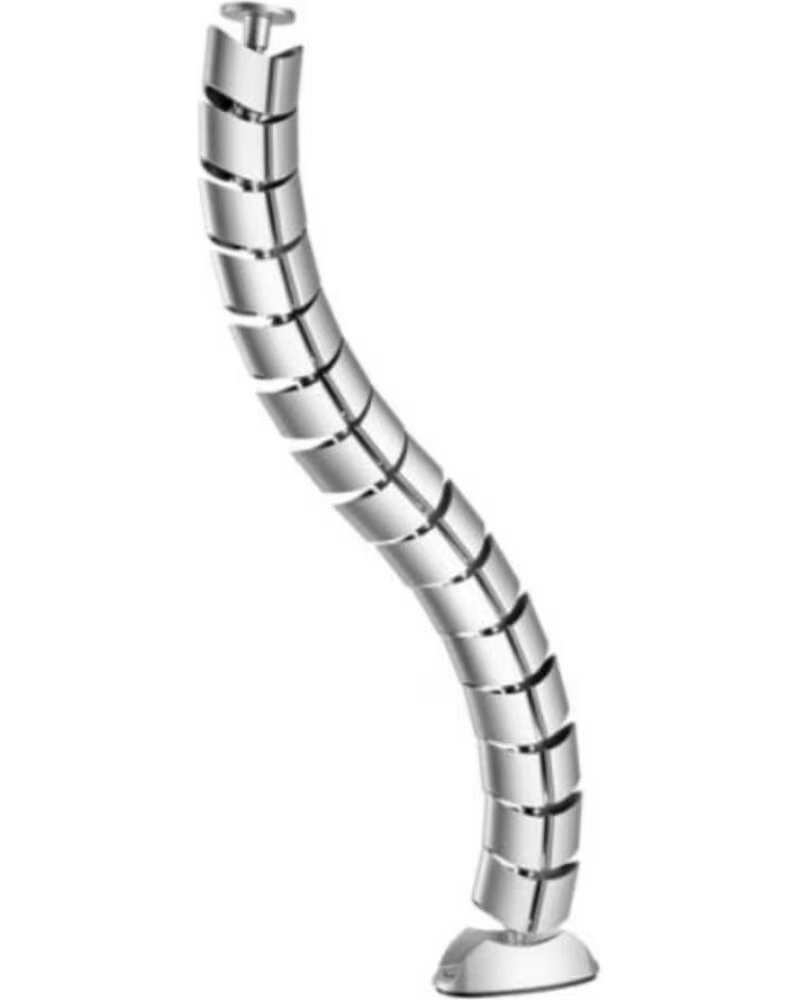 EQUIP Organizador de cables de escritorio doble canal plata