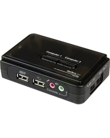 STARTECHCOM Conmutador kvm startech 2 puertos todo incluido