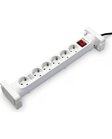 SALICRU Regleta con interruptor SAFE 6S- 6 Tomas de corriente- Cable 1 4m- Blanca
