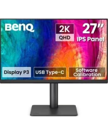 BENQ Monitor led 27 pulgadas pd2706qn ips - qhd - dp - hdmi - usb tipo c - 100hz - 5ms - vesa 100x100