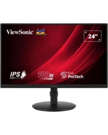 VIEWSONIC Monitor led 23,8 pulgadas va2408 - hdj ips - fhd - dp - hdmi - vga - 100hz - 5ms - vesa 100x100